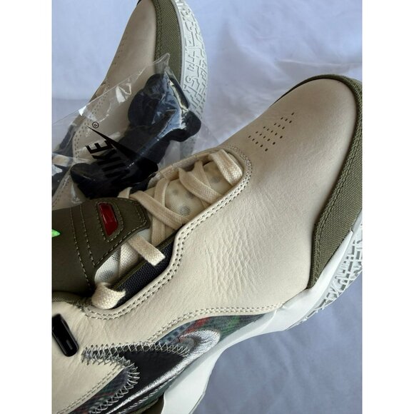 8.5 MEN\'S NIKE ZOOM LBJ NXXT GEN AMPD FAZE LIGHT CREAM HF0715-200 SNEAKERS main image 6